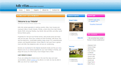 Desktop Screenshot of kdborlandovacationvillas.com