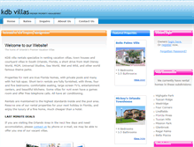 Tablet Screenshot of kdborlandovacationvillas.com
